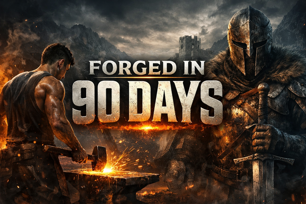 Forged in 90 Days challenge artwork